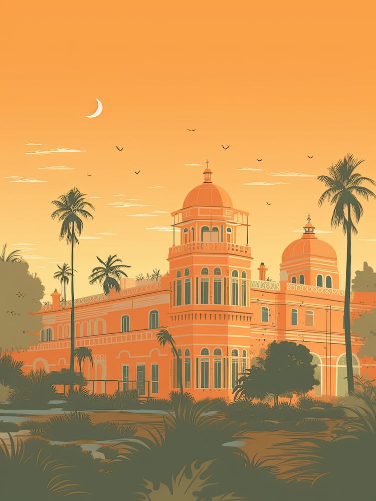 Lahore Pakistan Illustration de voyage 4