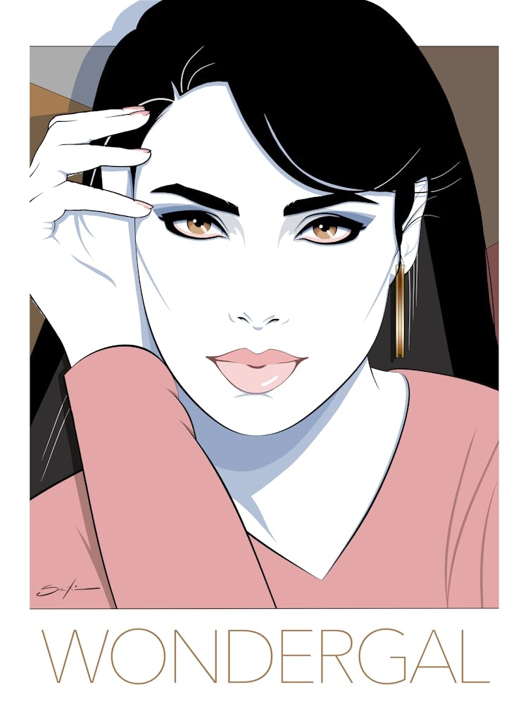 WonderGal (Gal Gadot) - Style Rétro Années 80