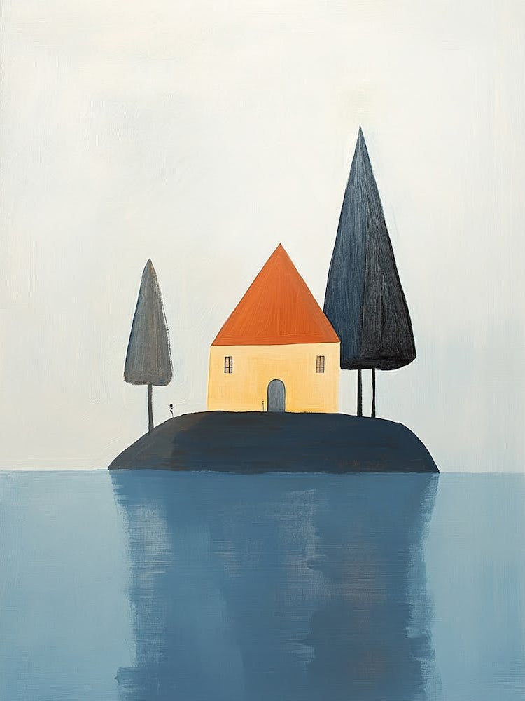 Minimalist House On An Island