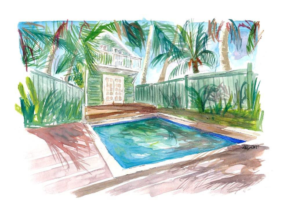 Zen- und Ruhepool in Key West