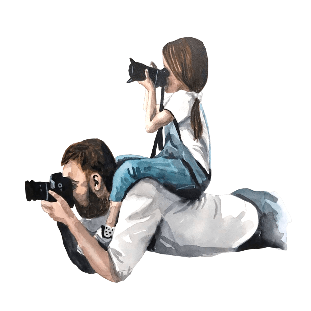 Father And Daughter Taking Pictures Father's Day