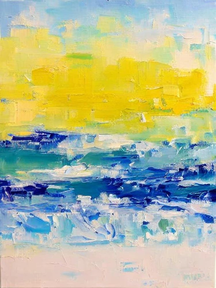 Amadores Beach, Gran Canaria, Spain Bright Abstract