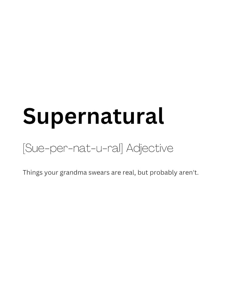 Supernatural Definition Meaning