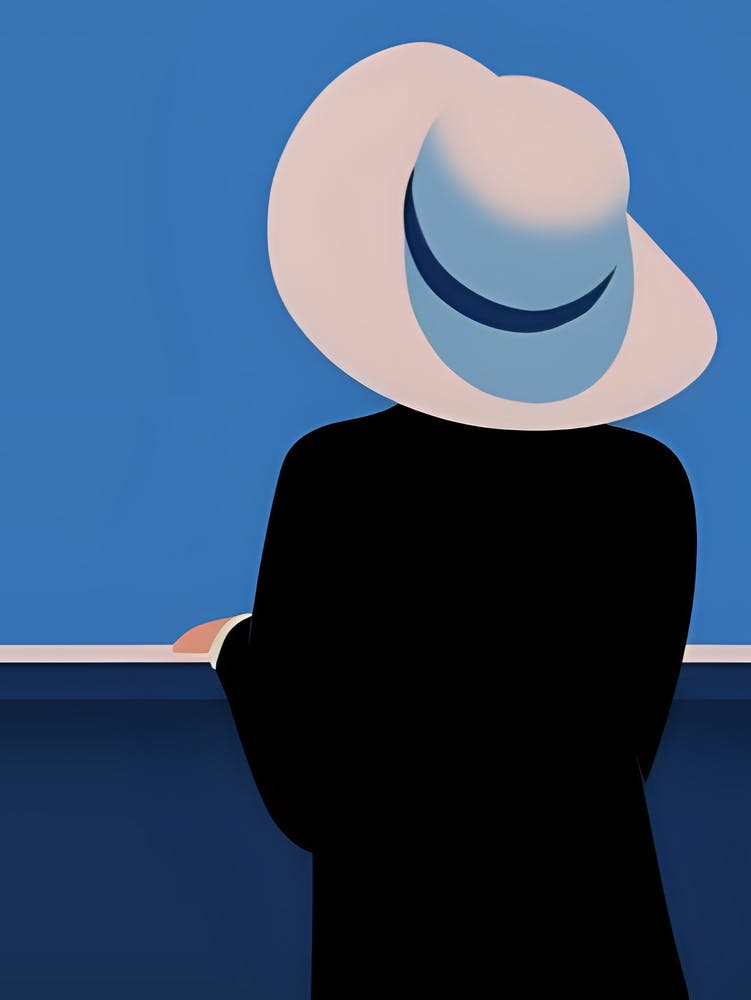 Portrait Of A Woman In A Hat 1