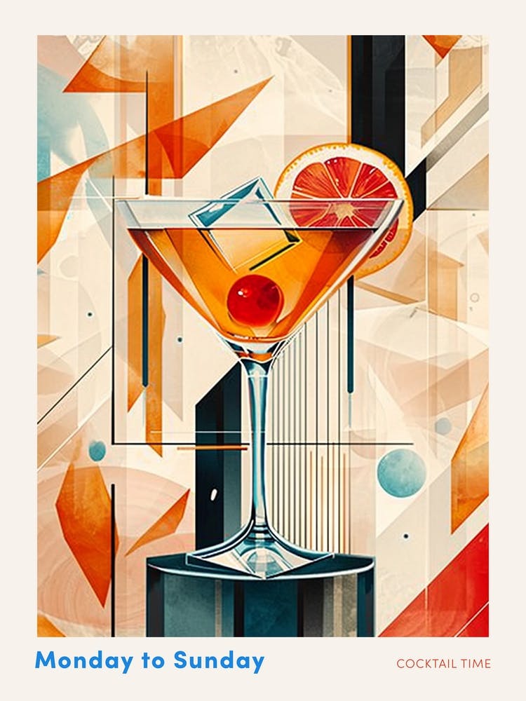 Art Deco Cocktail 3 Poster