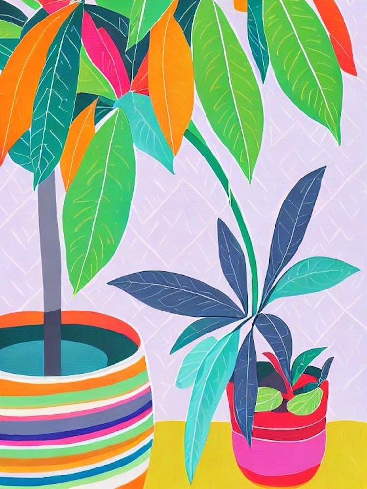 Umbrella Plant Eclectic Boho