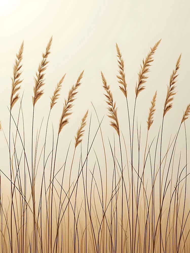 Abstrakte Botanische Form für eine ruhige Inneneinrichtung
