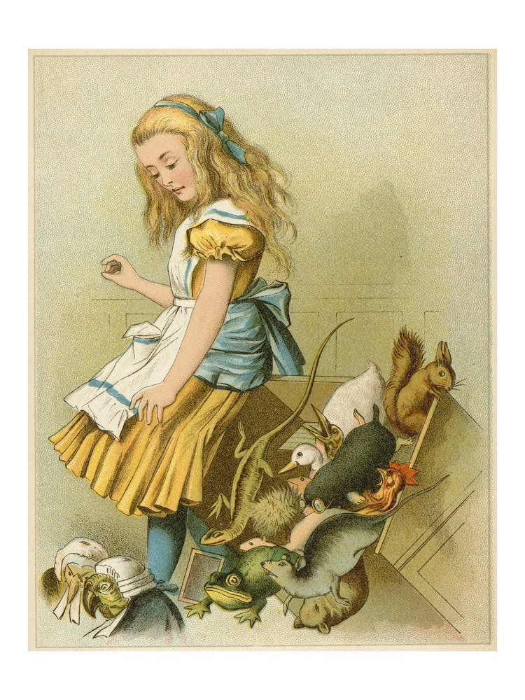 She Tipped Over The Fairybox From Alices Adventures In Wonderland