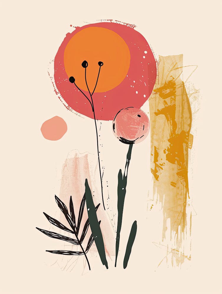Celestial Abstractions Mid Century Style