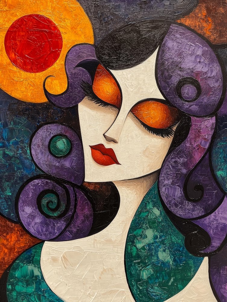 Woman With A Sun 5