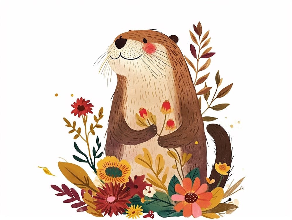 Little Floral Otter 3