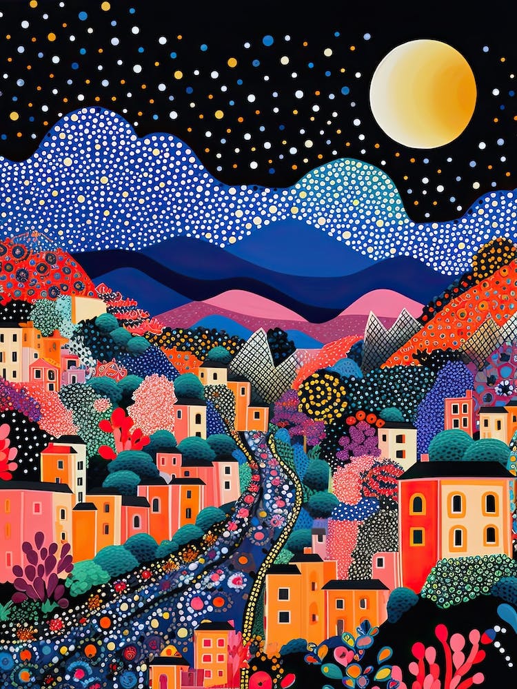 Salerno, Italy, Illustration In The Style Of Pop Art 3