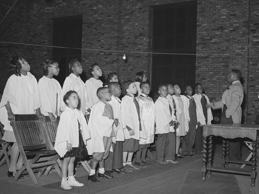 The Children S Choir At A Pentecostal Church, Chicago, Illinois By Russell Lee