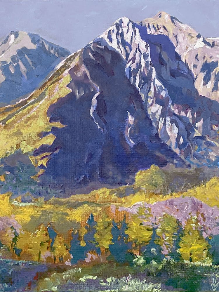 Blue Mountain Landscape
