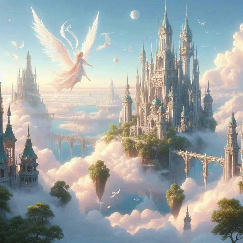 Fairytale Castle paintings art print