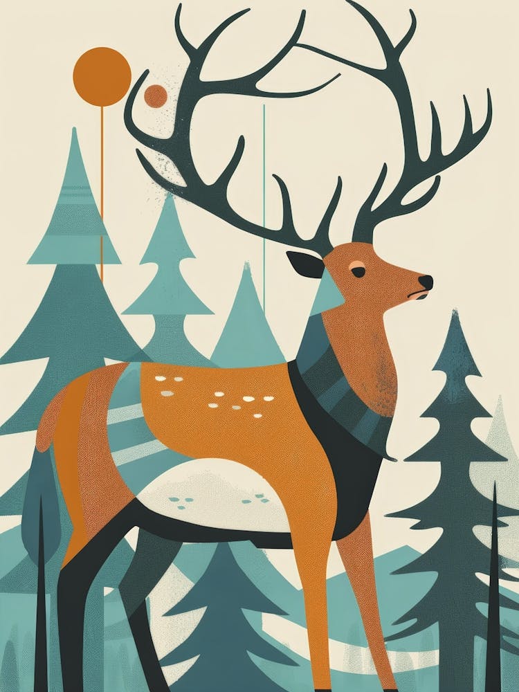 Deer In The Forest 8