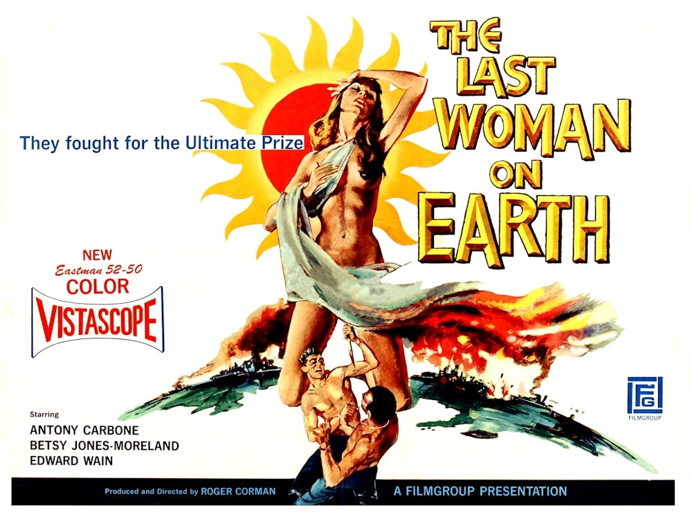 Scifi Movie Poster, Last Woman On Earth