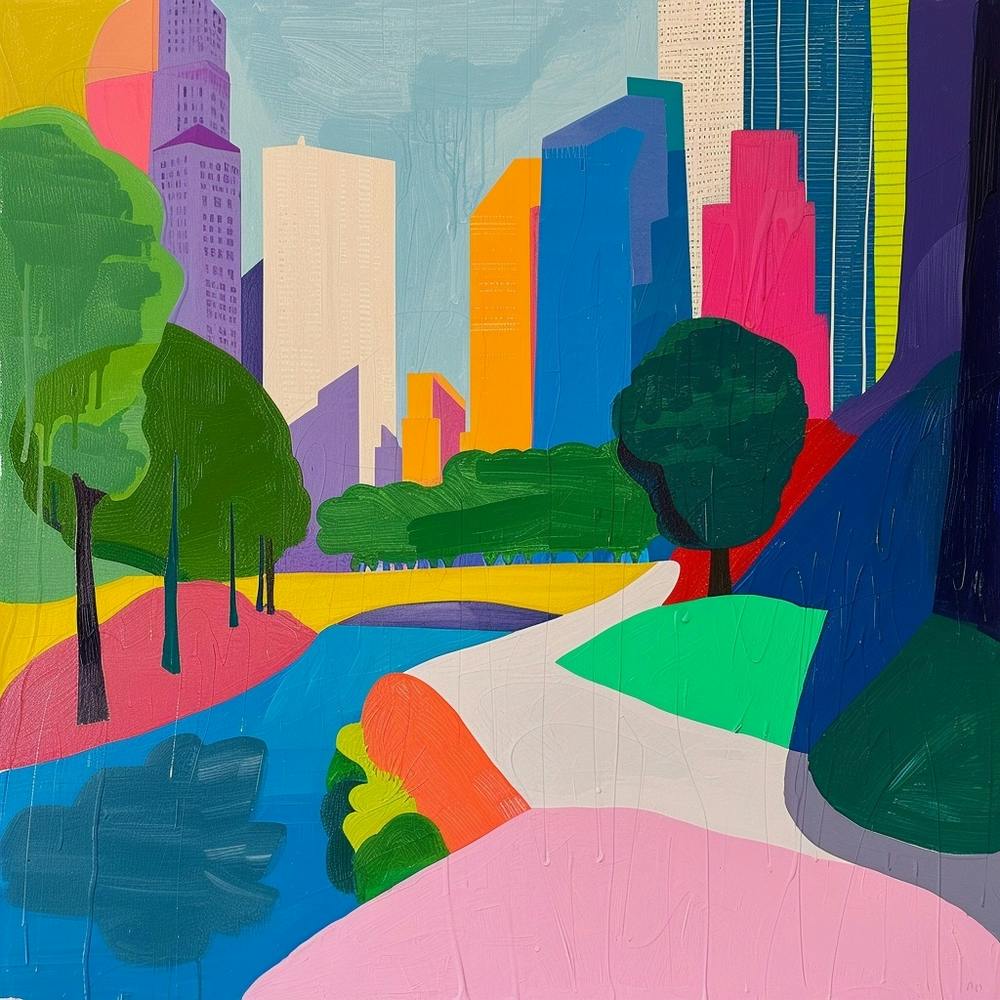 Abstrakte Parkkollektion Central Park New York City 4