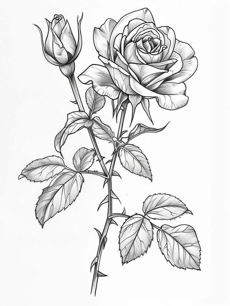 Roses Sketch 32