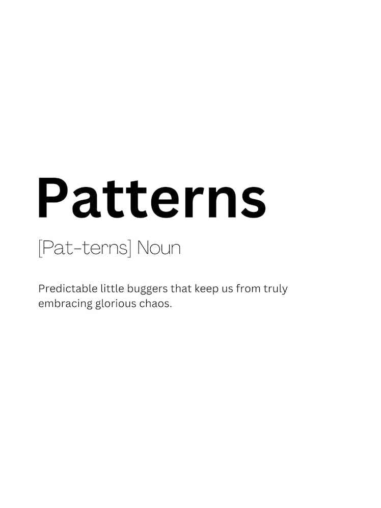 Patterns Definition Meaning