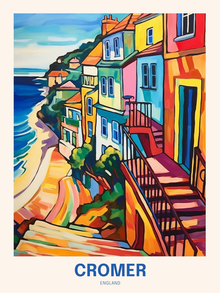 Cromer England 3 Uk Travel Poster