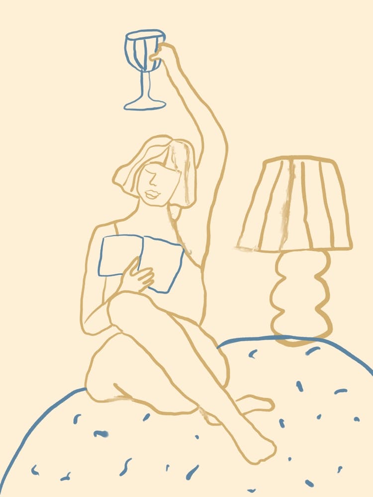 Girl Reading A Book