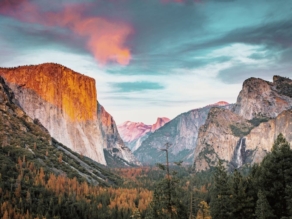Sunset Over Yosemite