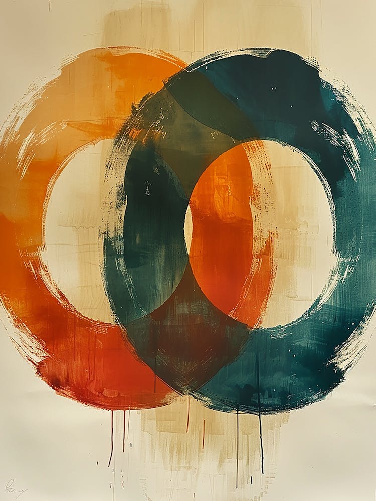 Green and Orange Circle - city wall art, colorful wall art, home decor, minimal art, modern wall art, wall art, wall decoration, wall print colourful wall art, decor wall art, digital art, digital art download, interior wall art, downloadable art, eclecti
