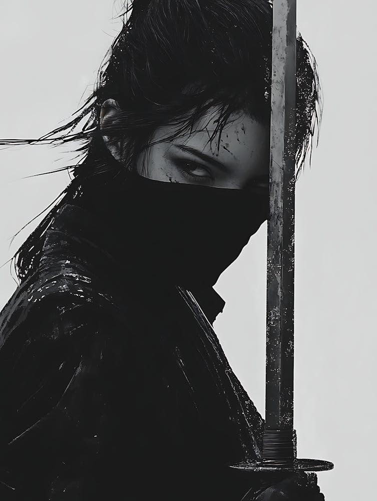 Mystery Beautiful Ninja Girl 16