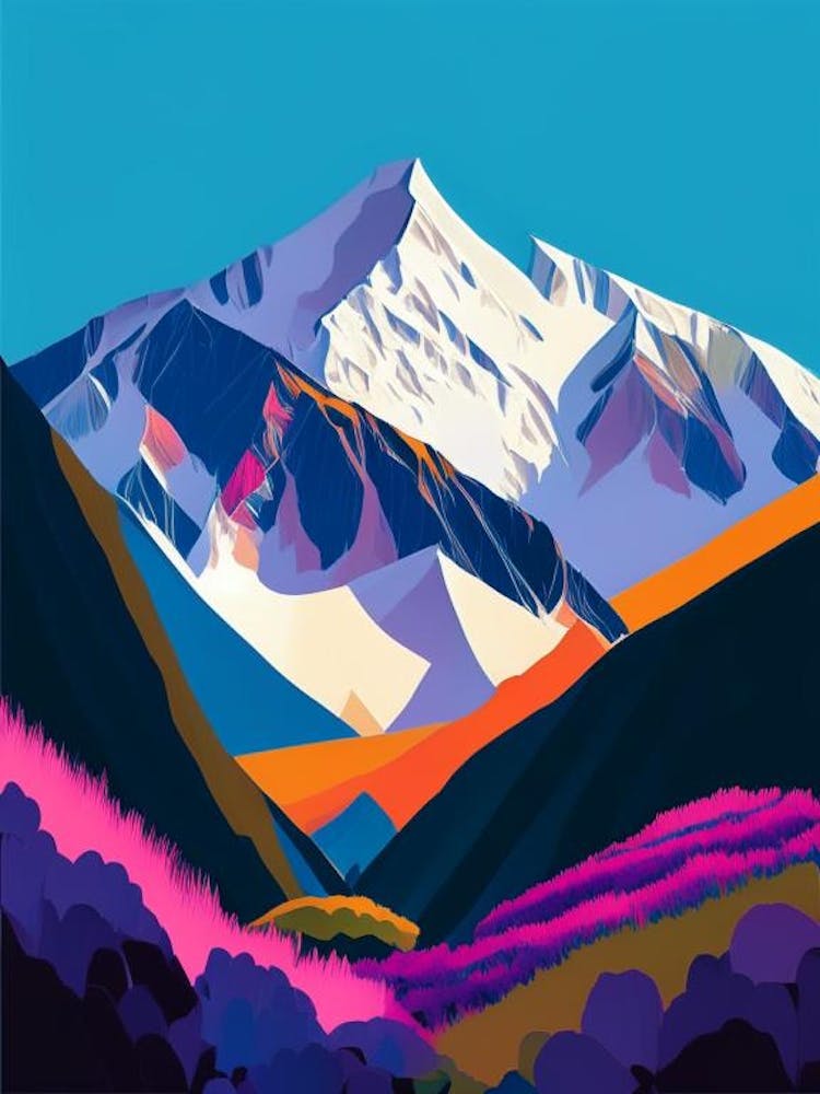 Mount Cook National Park Nouvelle-Zélande Pop MatisseII