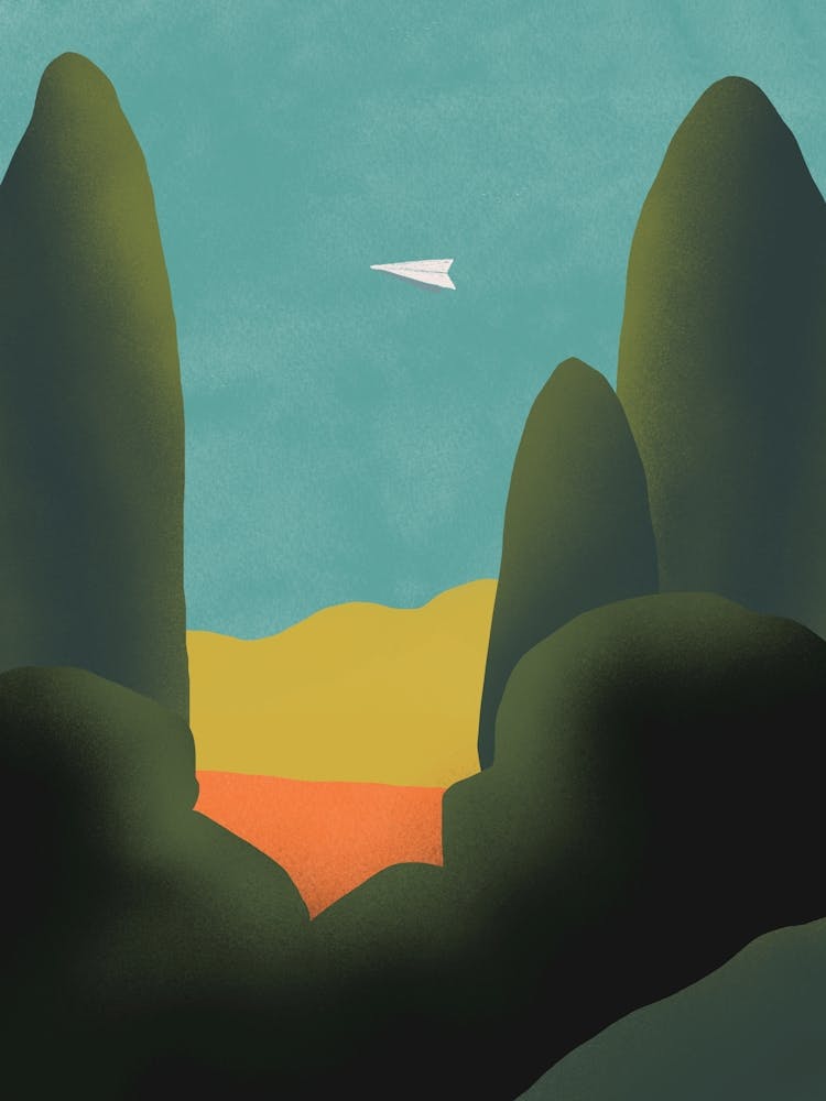 Landscape With A Plane
