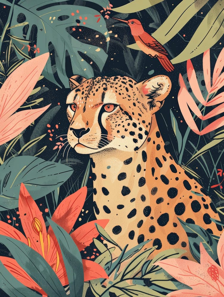 Cheetah In The Jungle 9