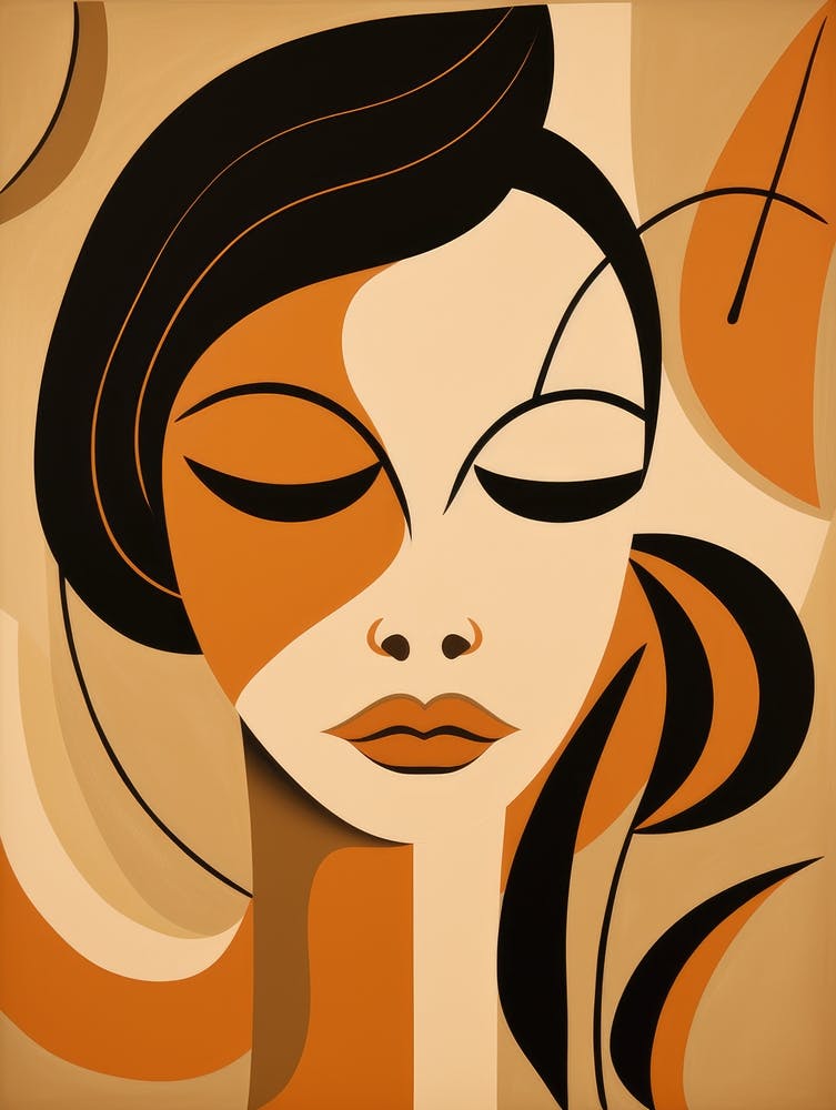 Abstract Portrait Of A Woman 2