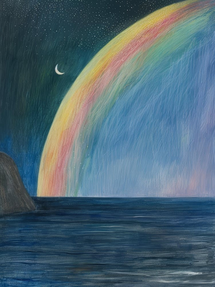 Rainbow Over The Ocean 3