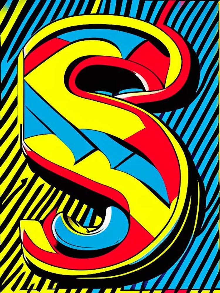 S   Letter, Alphabet Comic 3