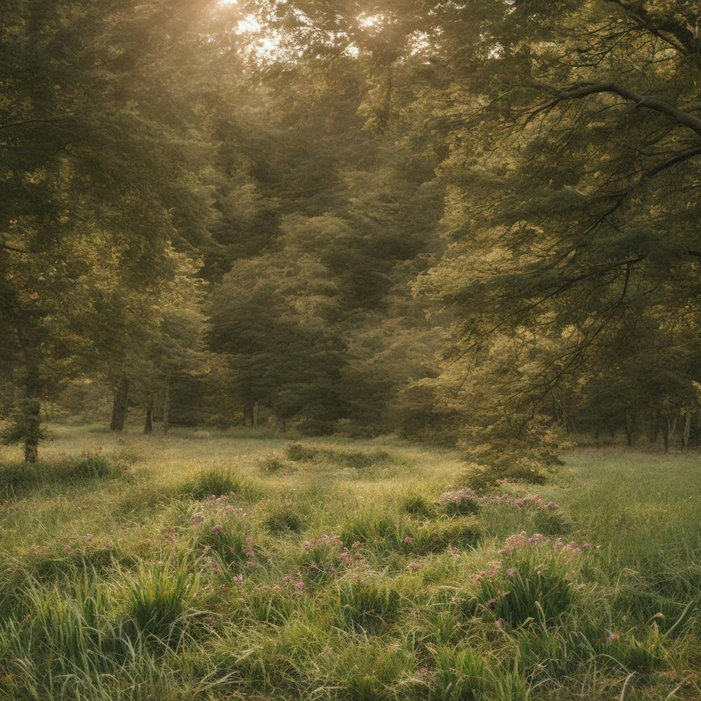 Sunrise In The Woods