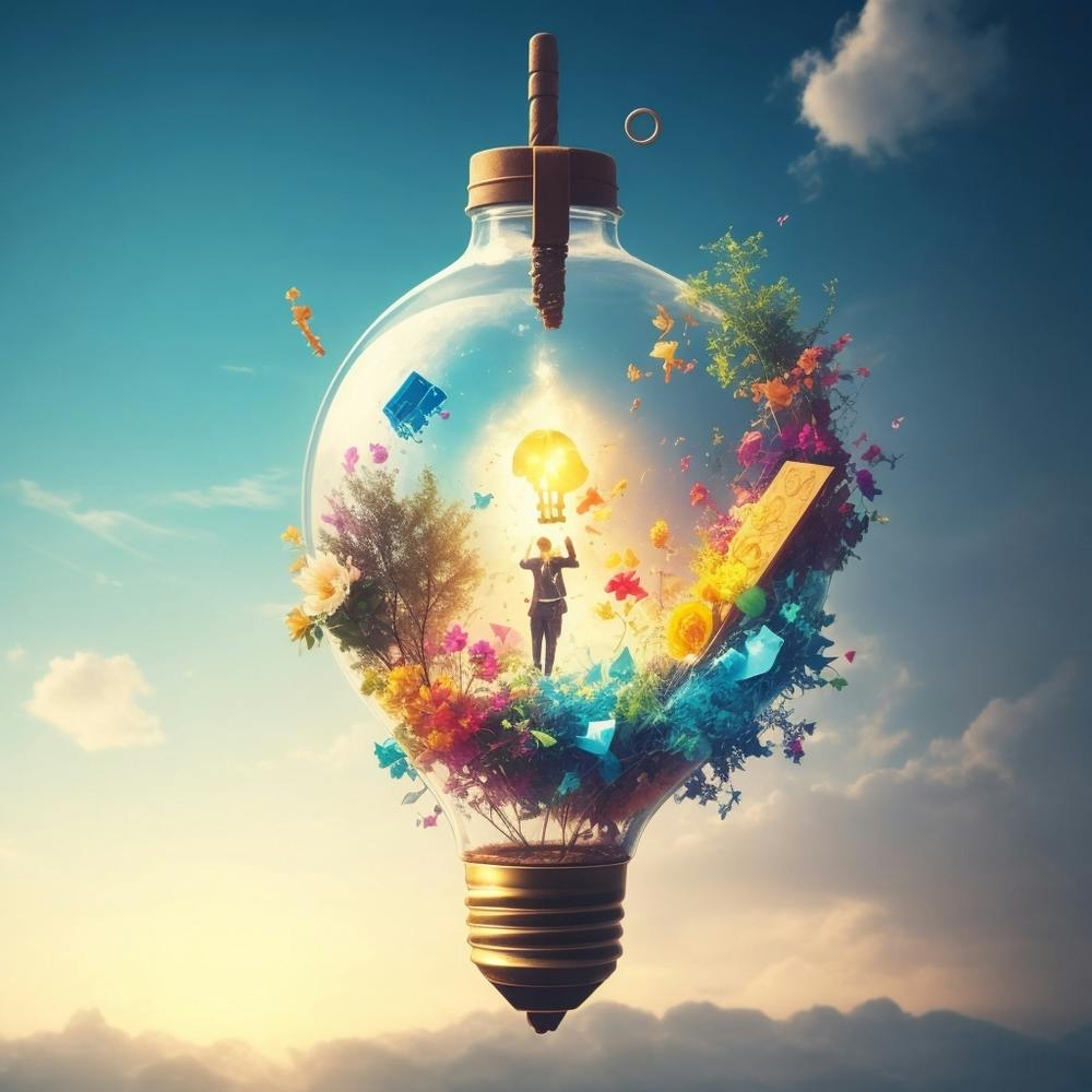 Light Bulb In The Sky