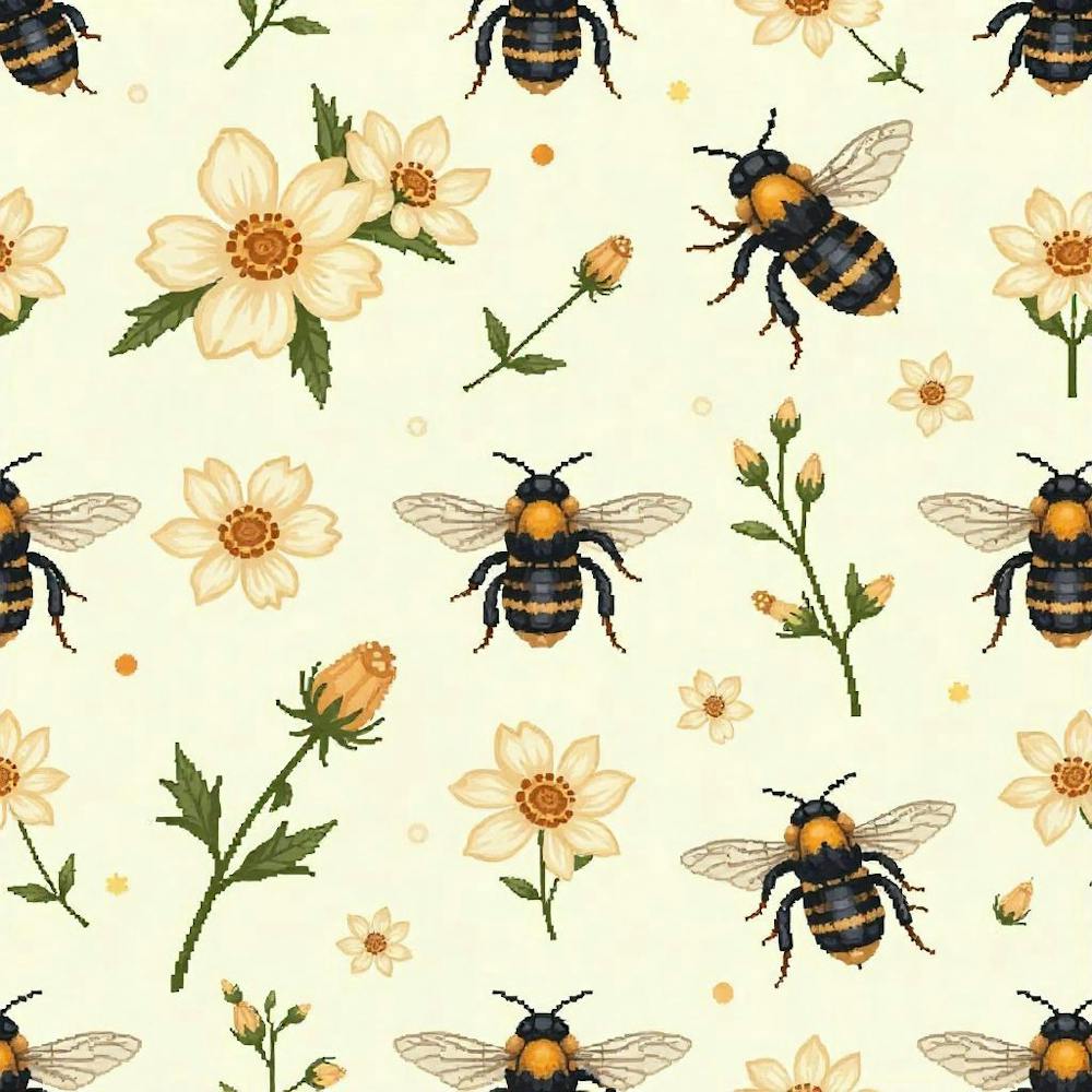 William Morris Bee Vintage (1)