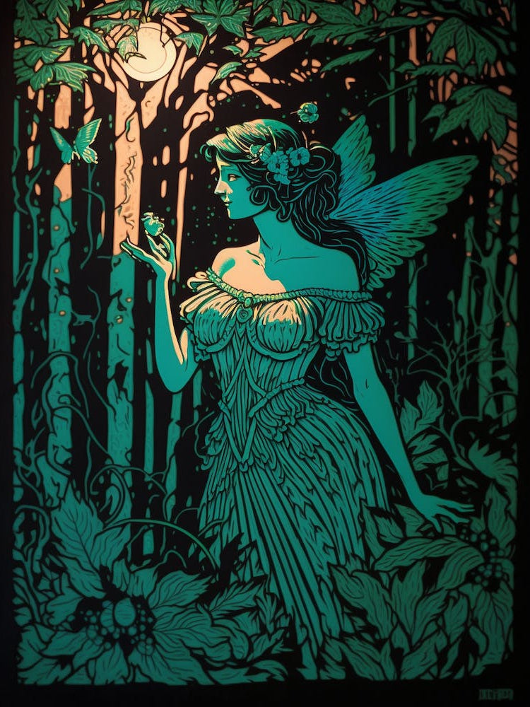 Fairy In The Woods