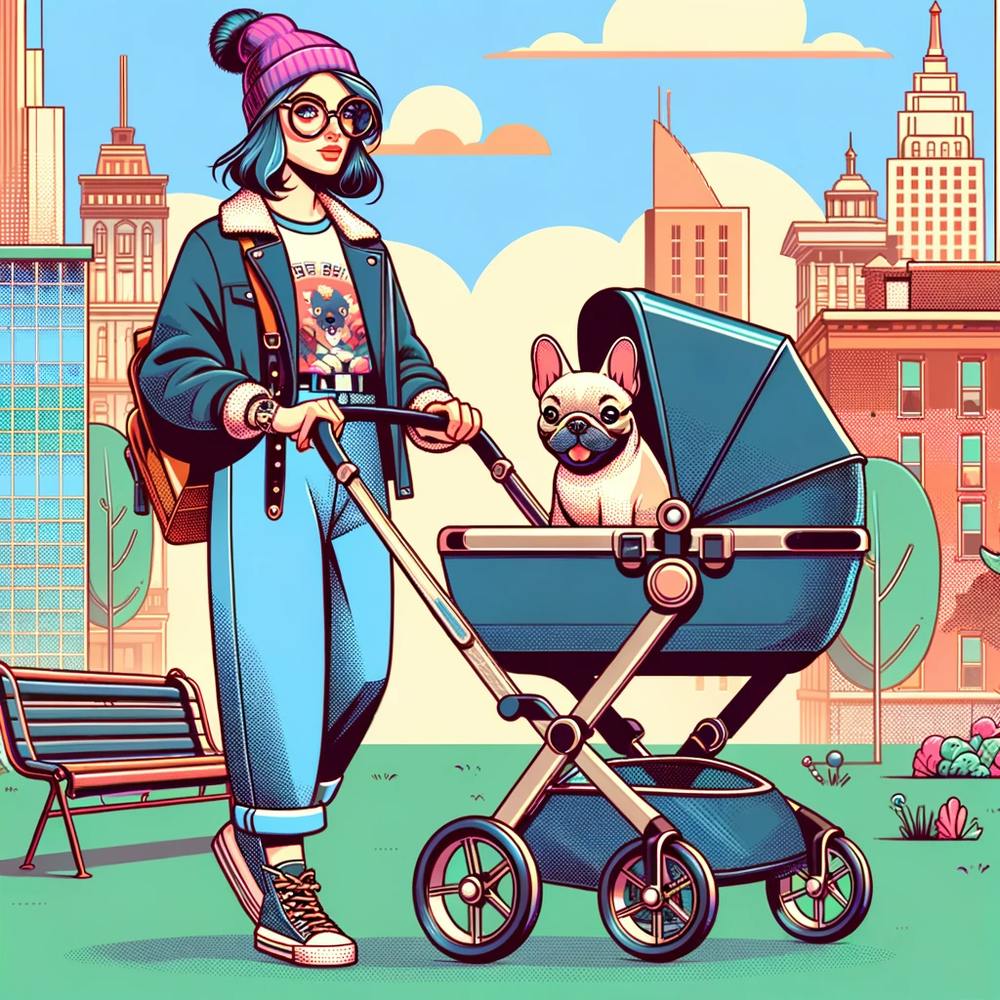 Dog walking - woman
