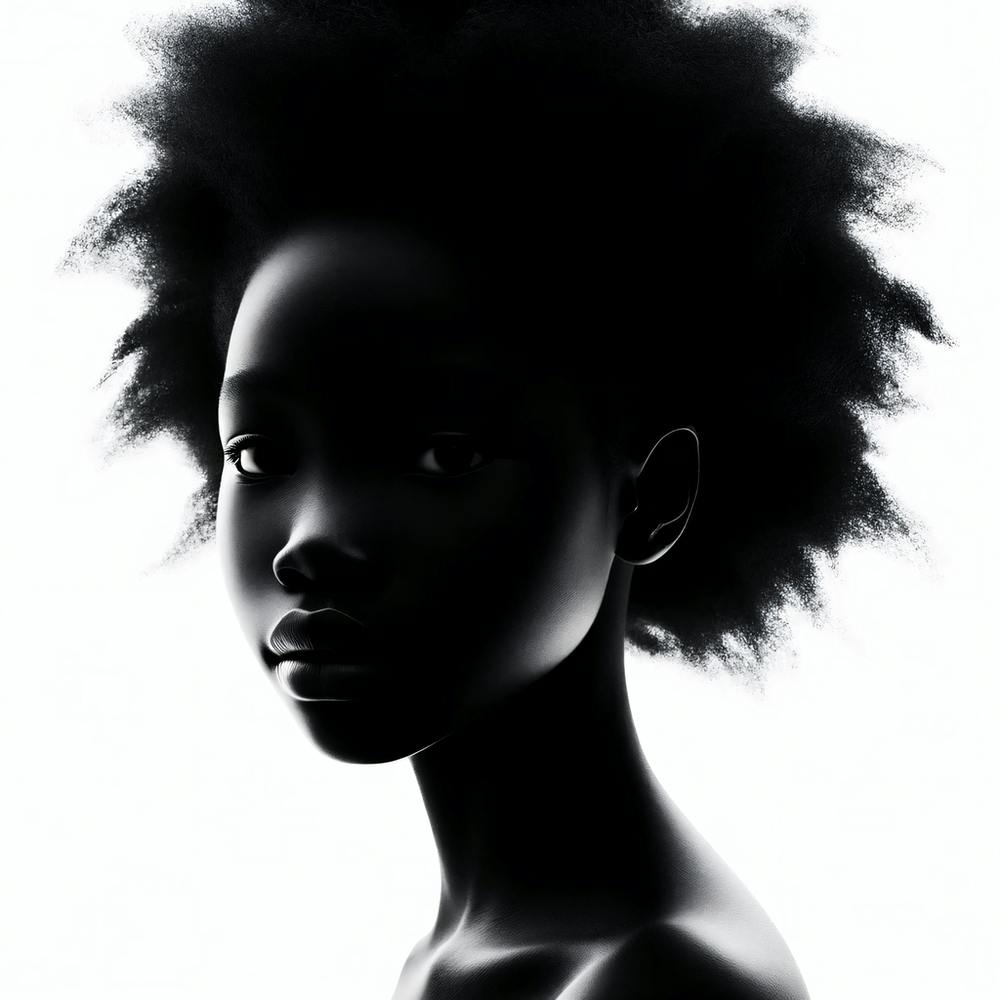 African Silhouette Fusion