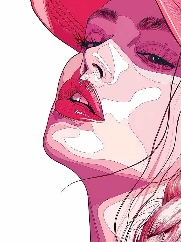 Girl In Pink Hat