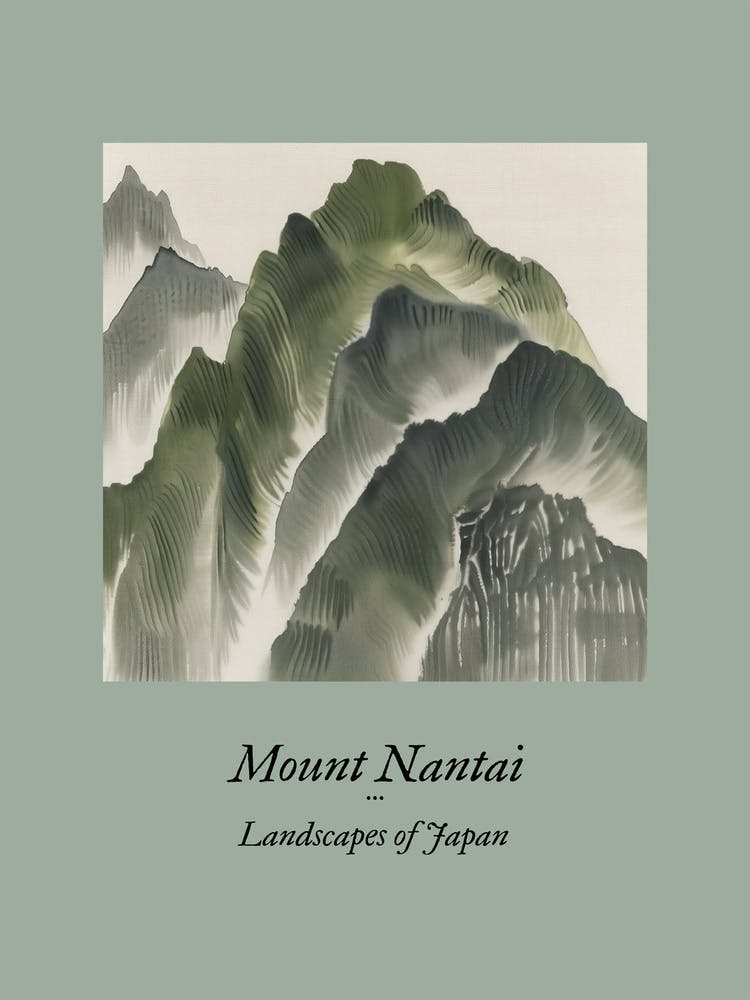 Landschaften Japans Mount Nantai 57