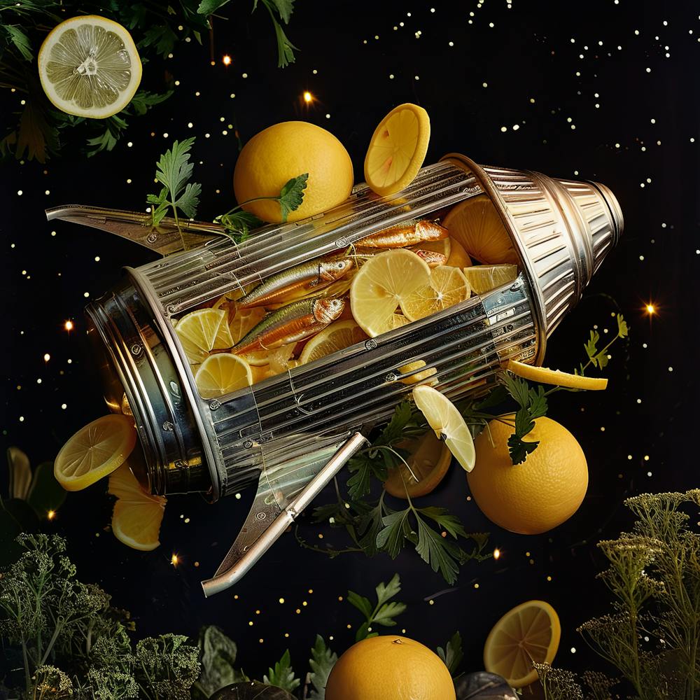 Sardine Spacecraft Surreal Fantasy