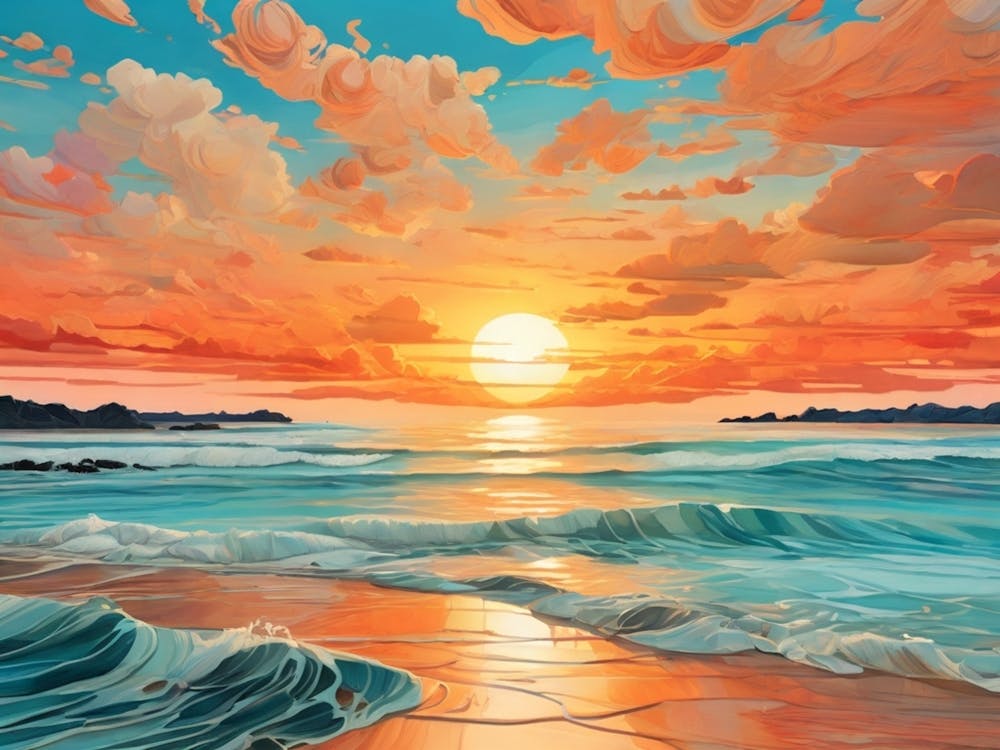 Sunset On The Beach 23