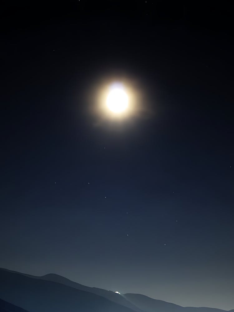 Moonlight Over Mountains