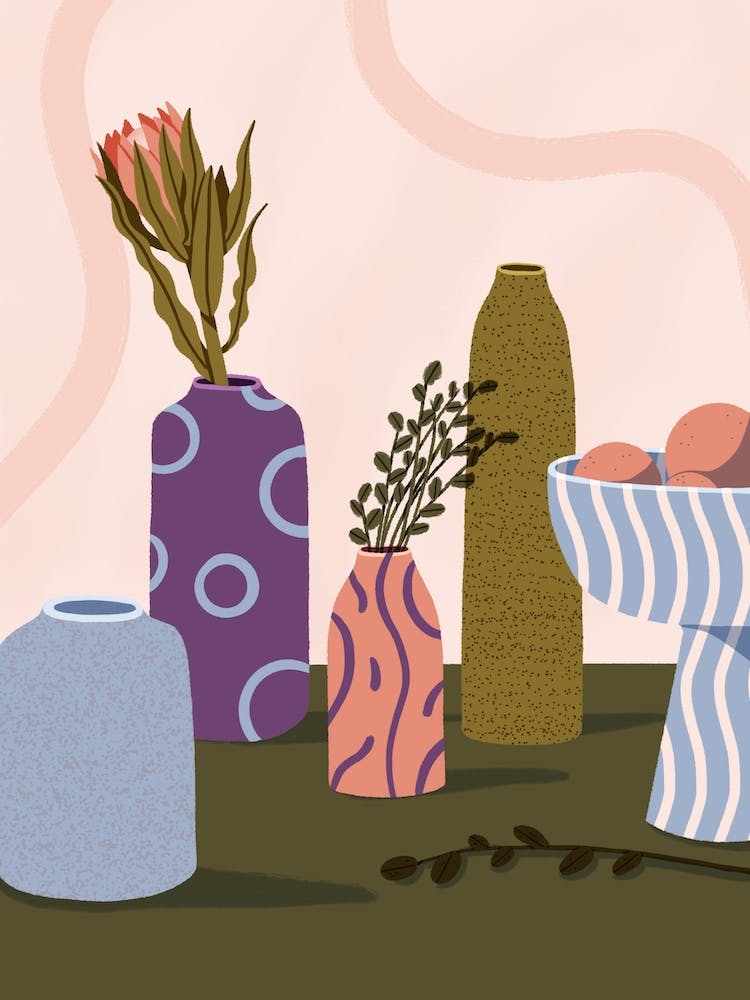 Still Life With Vases