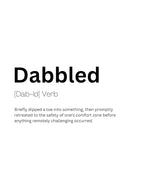 Dabbled Definition Meaning