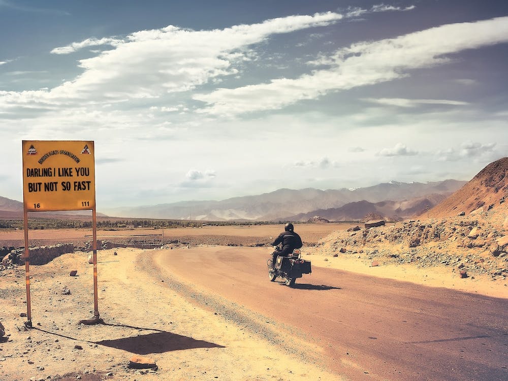 Darling I Like You, But Not So Fast Motorbike