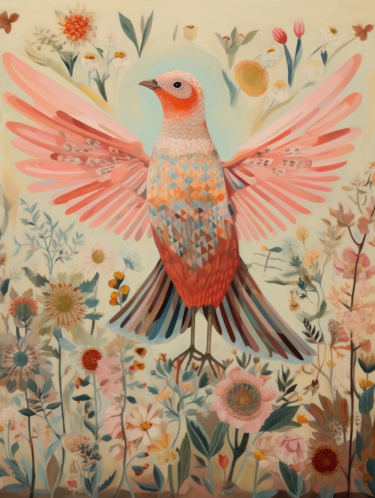 Cuckoo 4 Detailed Bird Painting